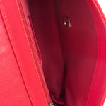 Chanel Pink/Red Quilted Leather Mademoiselle Double Flap Bag 2017