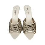 YSL Gippy Crystal Mesh Stilettos