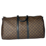 Louis Vuitton Black/Brown Monogram Keepall 55