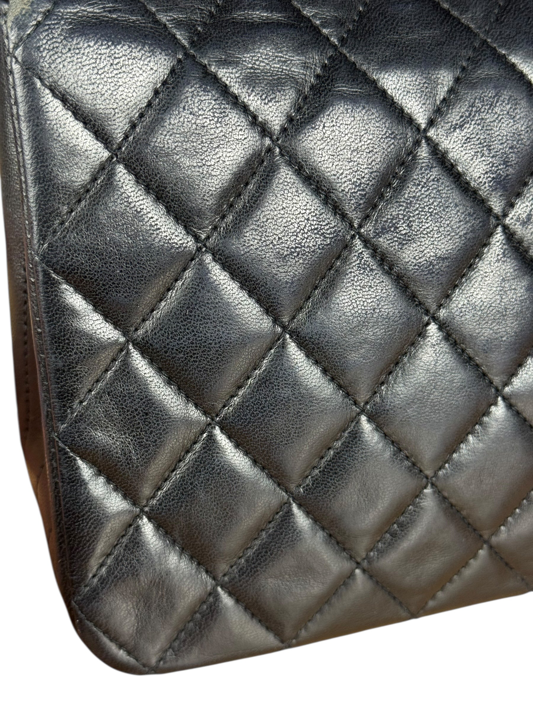 Chanel CC Black Classic Flap Bag 1988