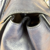Prada Vintage Muted Blue Leather Glace 2Way Handbag