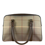 Burberry Brown Vintage Check Boston Handbag