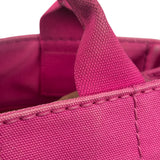 Prada Pink Canvas Canapa Hand Bag