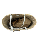 Versace Leather Trim Basket Bag