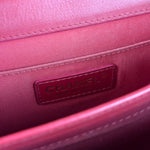 Chanel Dark Fuchsia Quilted Leather Flap Bag 2019