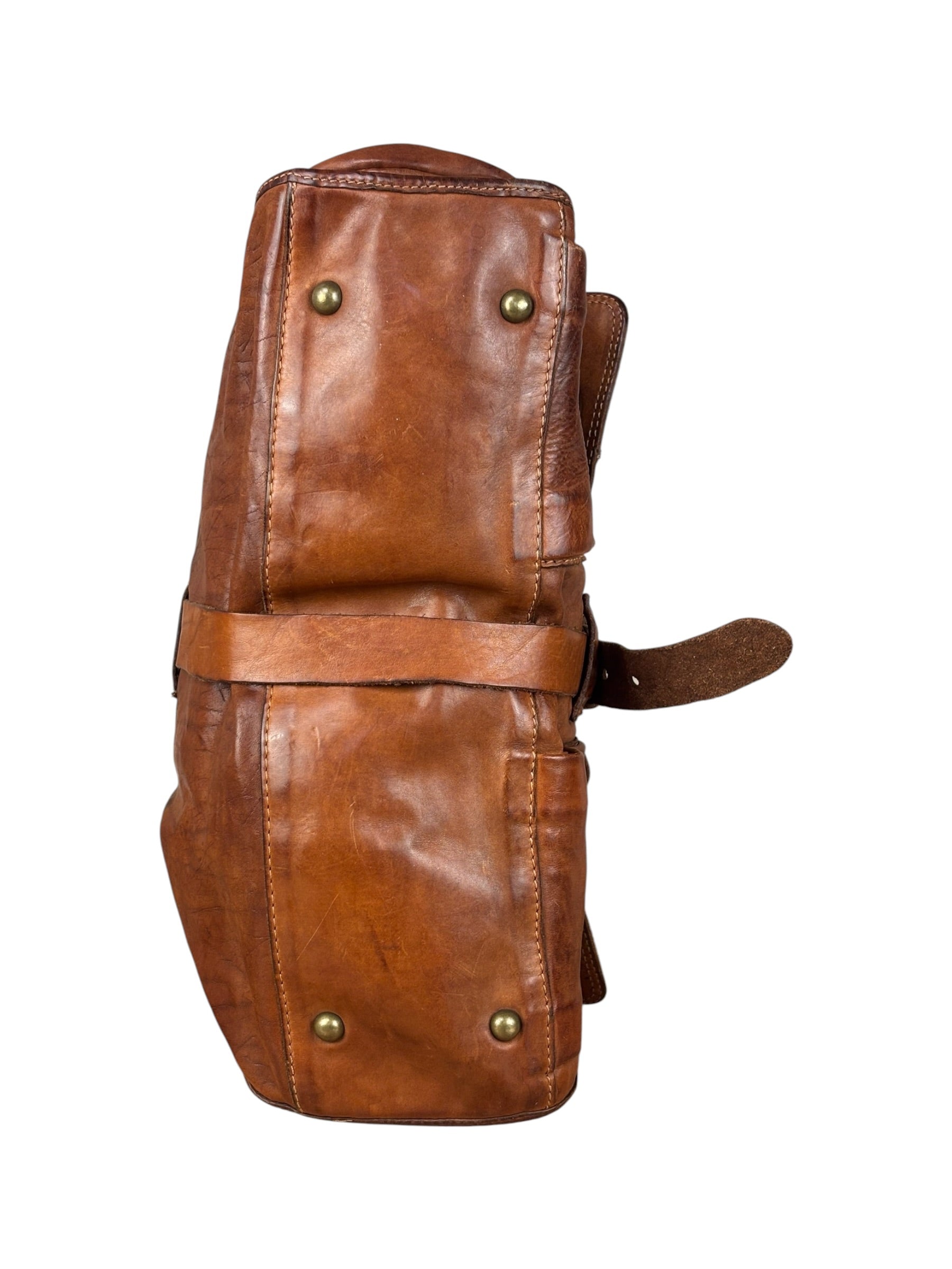 Campomaggi Brown Leather Messenger Bag
