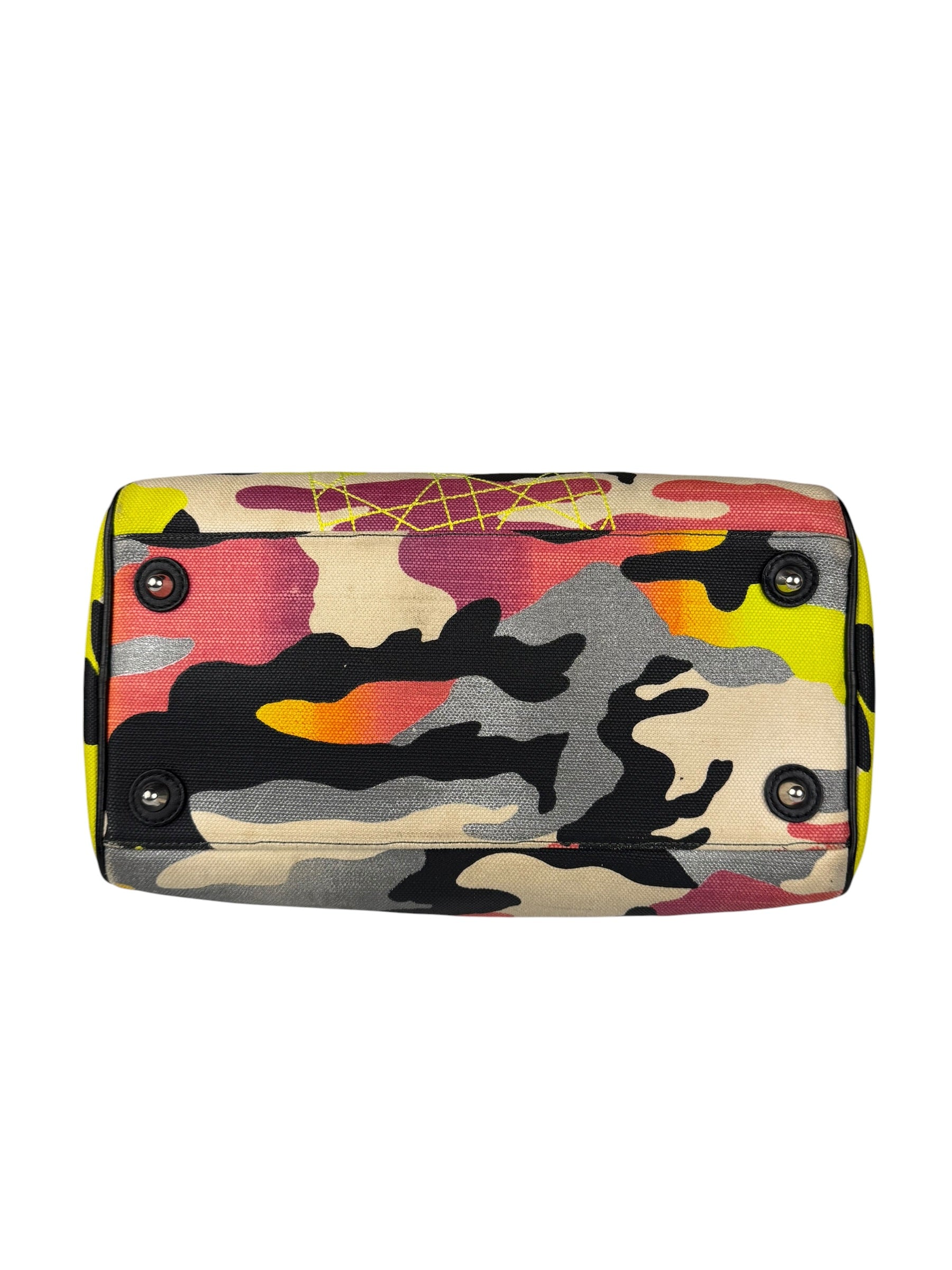 Christian Dior x Anselm Reyle Camouflage Boston Bag