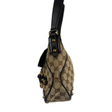 Gucci GG Canvas Web Horsebit Shoulder Bag