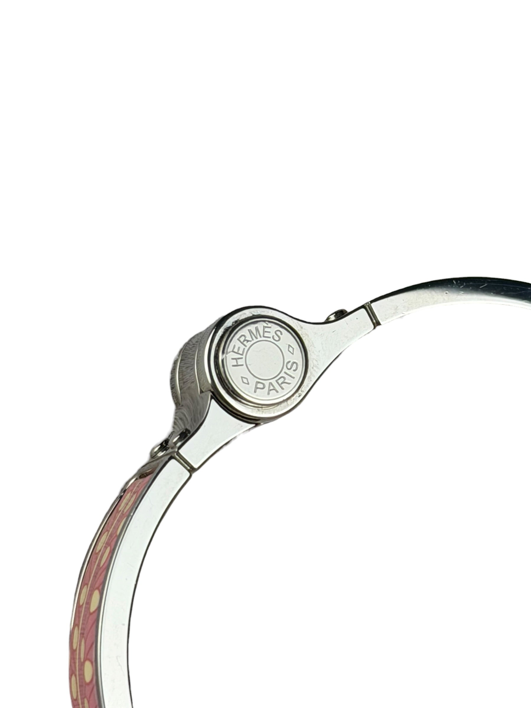 Hermes Charniere Enamel Hinged Bracelet/Cuff