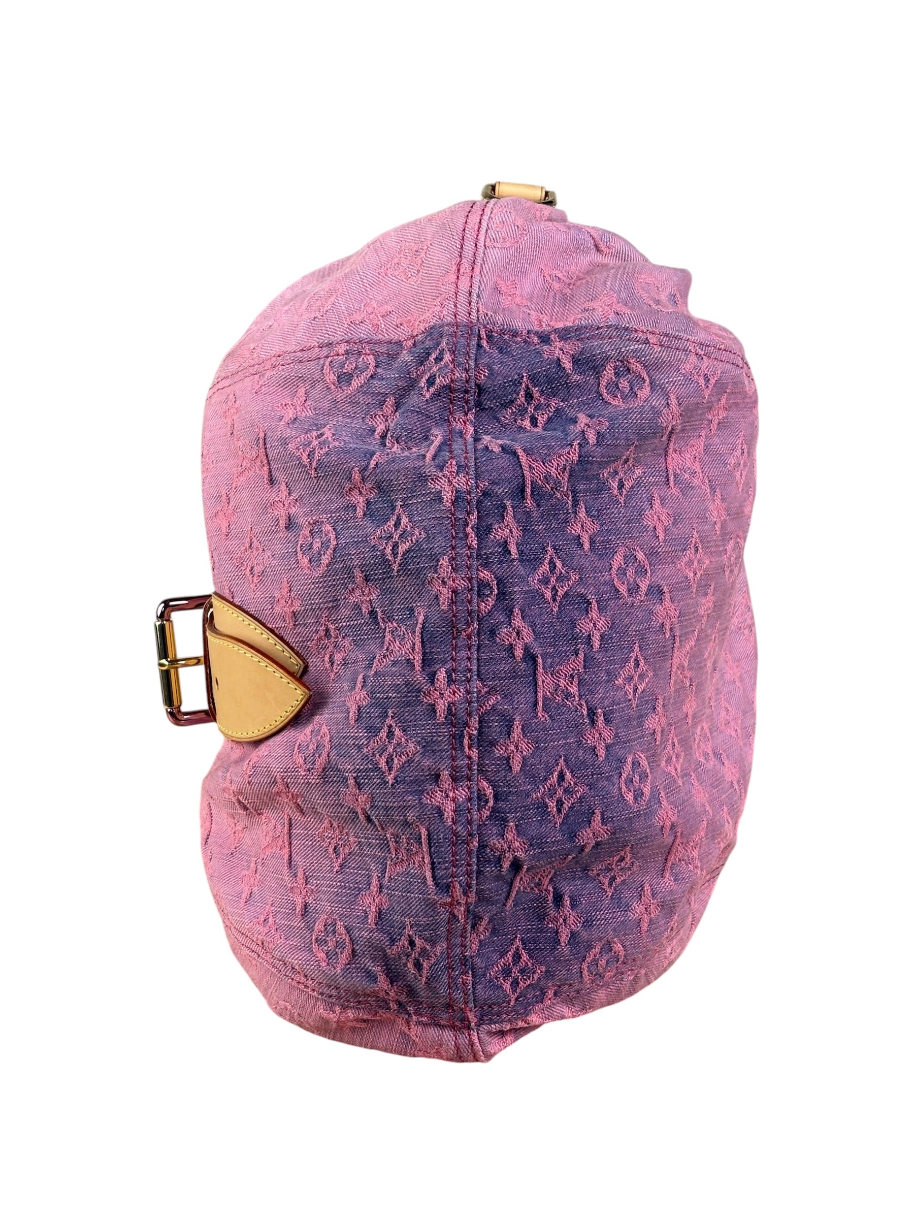 Louis Vuitton Pink Denim Monogram Sunshine Crossbody Bag