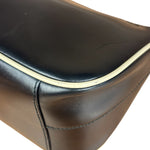 Prada Vintage Black Leather Pochette