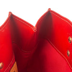 Louis Vuitton Red Canvas Monogram Vernis Hand Bag
