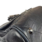 Chanel Black Calfskin Ritz Flap Bag 2007