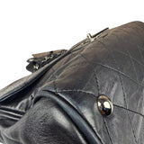 Chanel Black Calfskin Ritz Flap Bag 2007