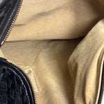 Bottega Veneta Black Intrecciato Woven Hobo Bag