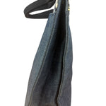 Burberry Vintage Blue Label Denim Nova Check Tote Bag