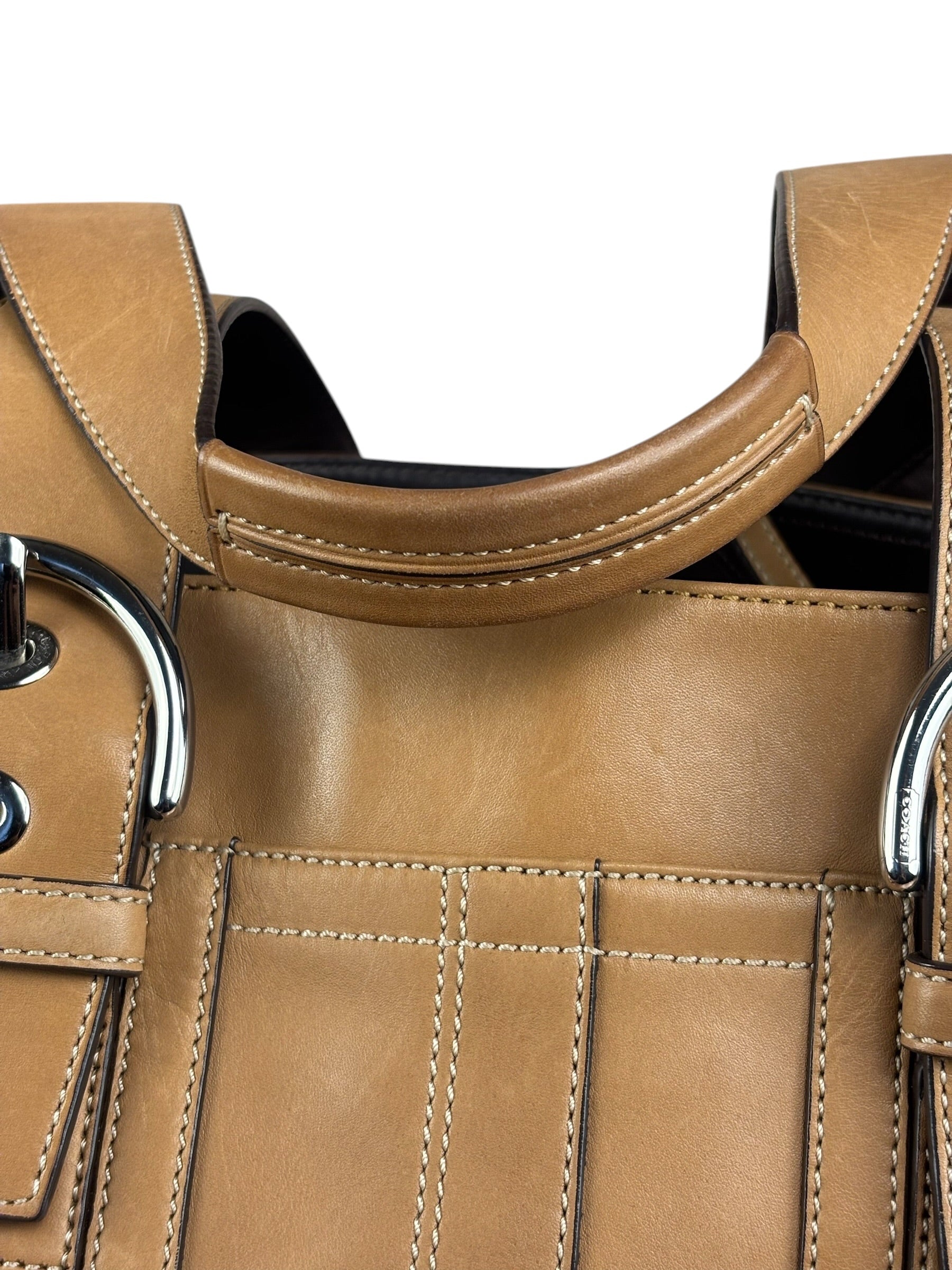 Coach Vintage Tan Brown Soho Shoulder Bag