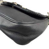 Gucci Black Leather Marrakech Evening Shoulder Bag