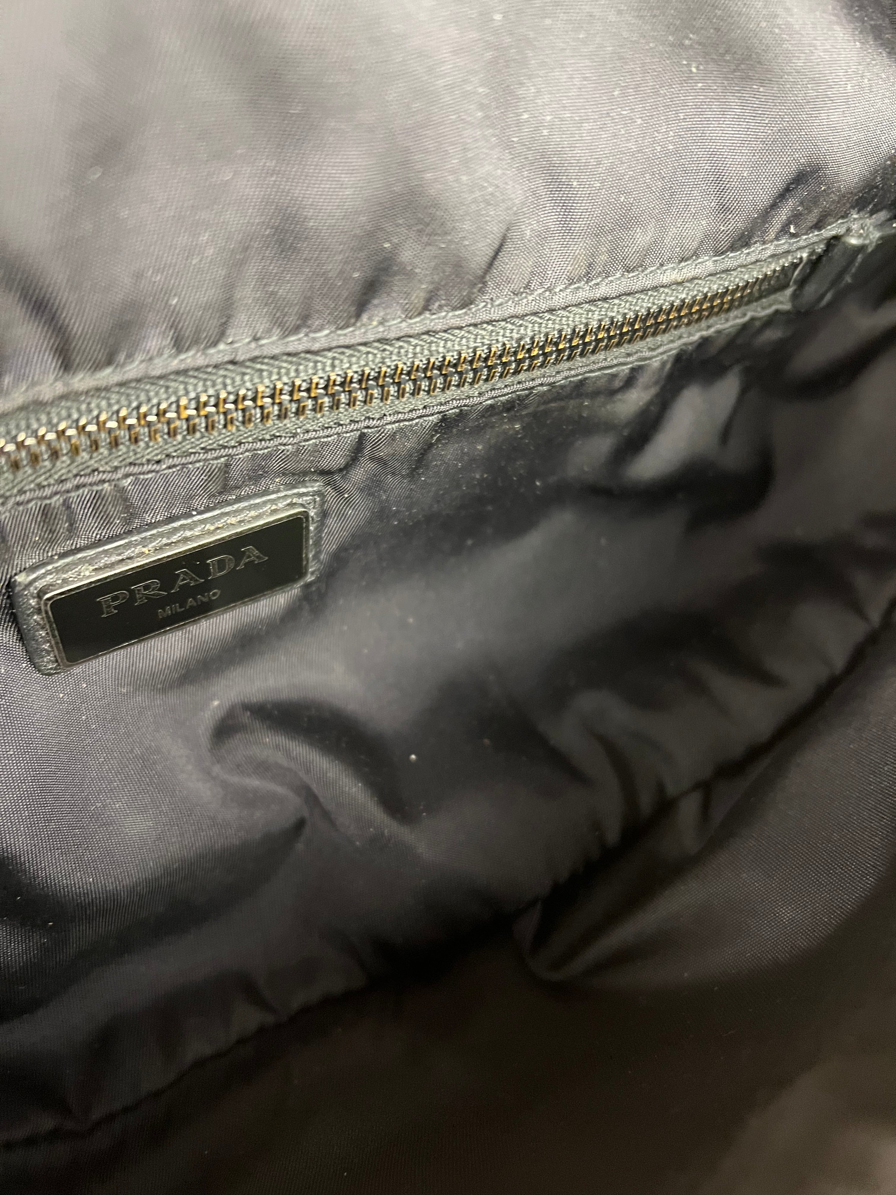 Prada Leather Belt Bag Black