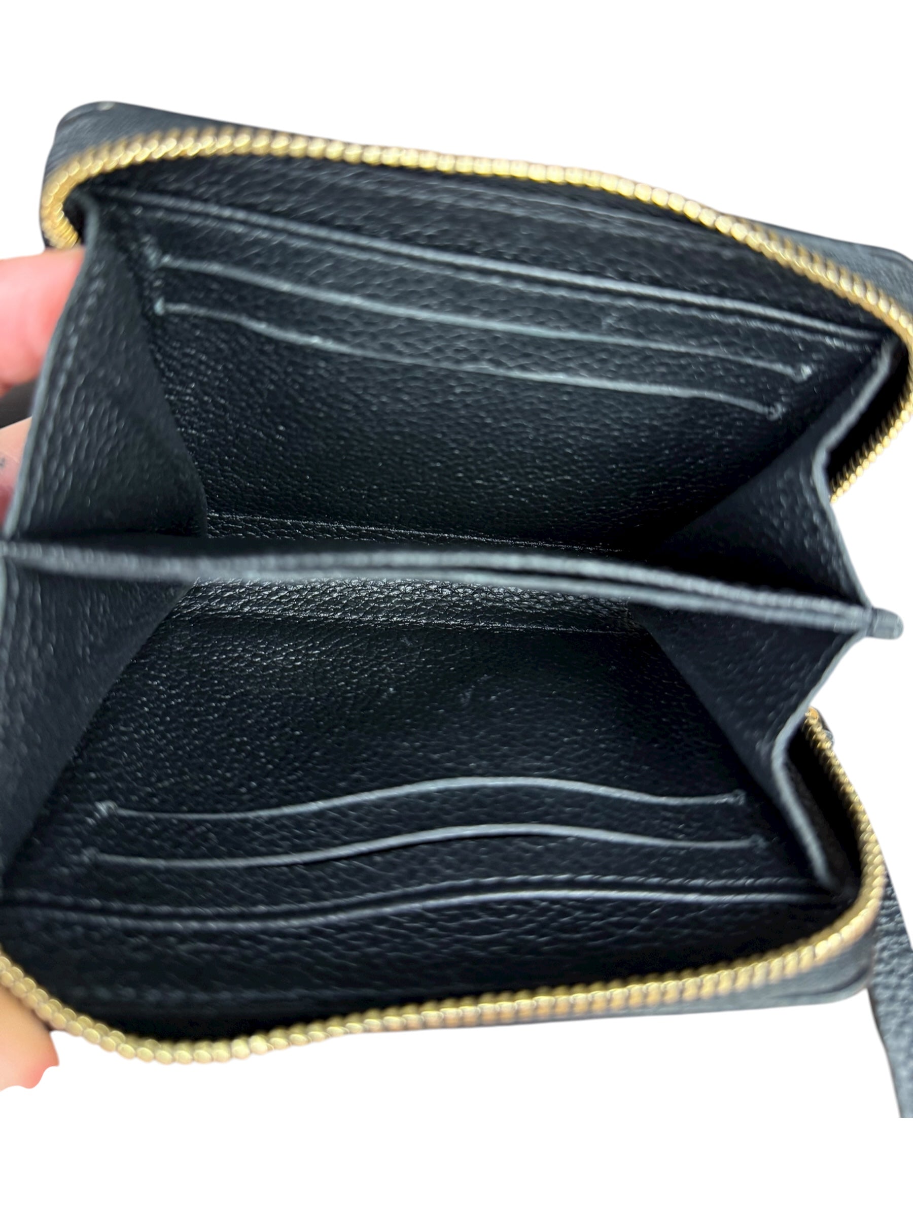 Louis Vuitton Black Zippy Coin Purse