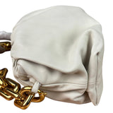 Bottega Veneta Cream Leather The Chain Pouch