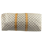 Louis Vuiiton Damier Azur Keepall Bandouliere Hand Bag 55