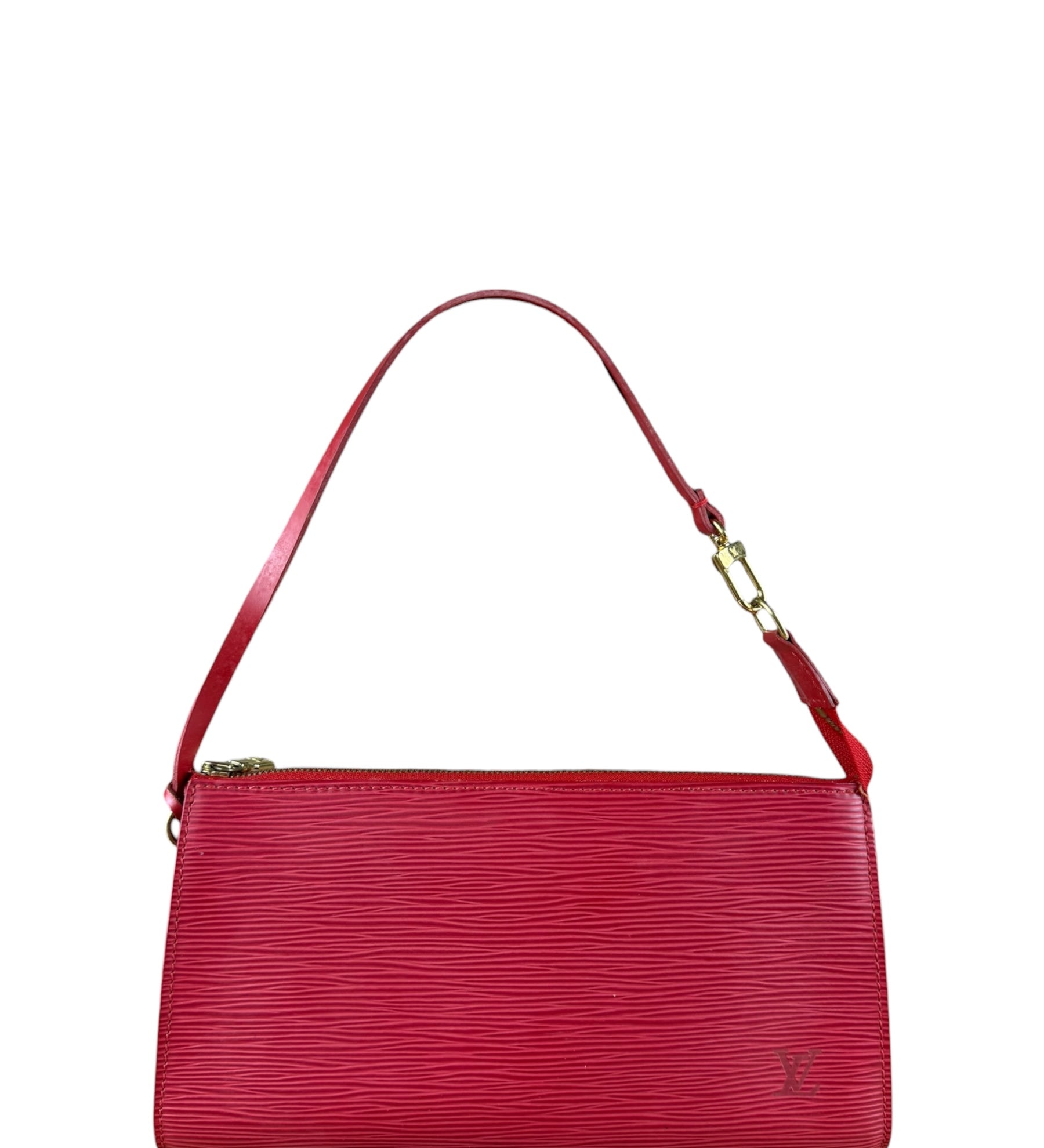 Louis Vuitton Red Epi Leather Pochette