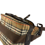 Burberry Vintage Beige/Dark Brown House Shoulder Bag