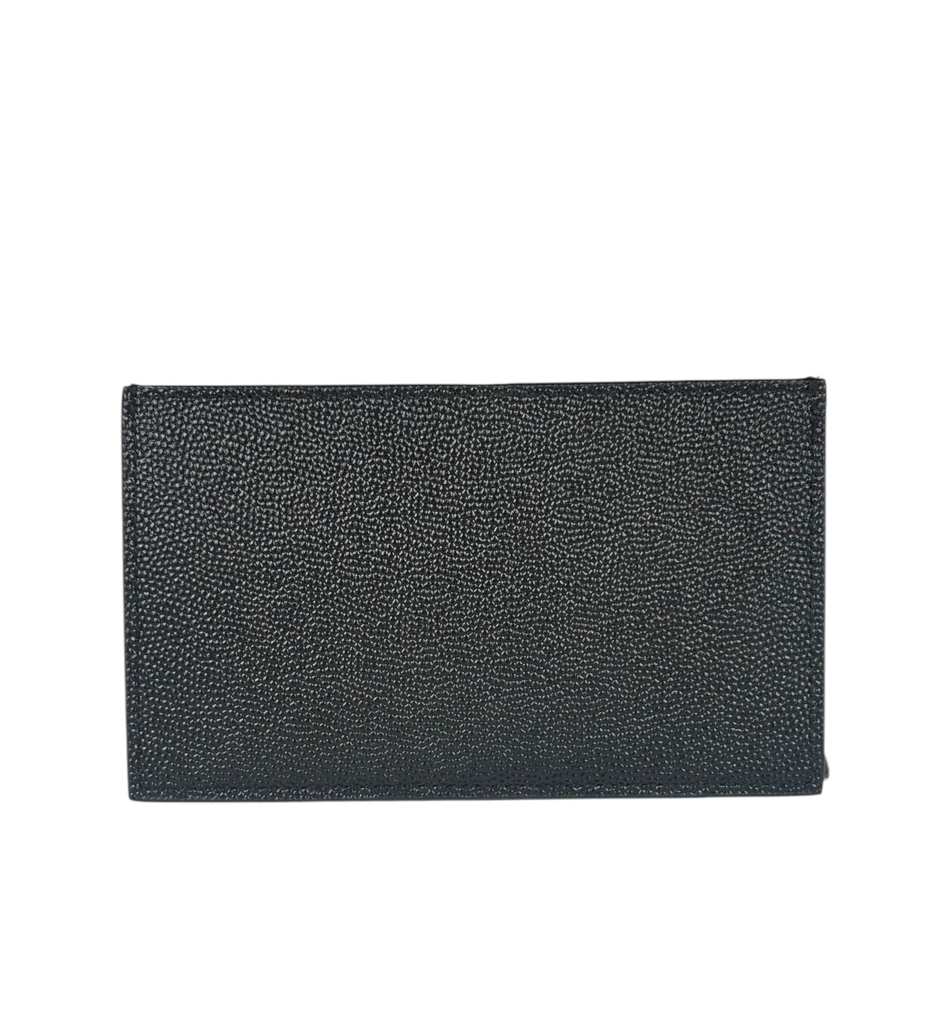 Yves Saint Laurent Black Leather Card Holder