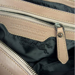 Burberry Purple Leather Ruffled Lowery Bag