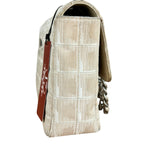 Chanel Vintage Beige Travel Line Classic Flap 2001