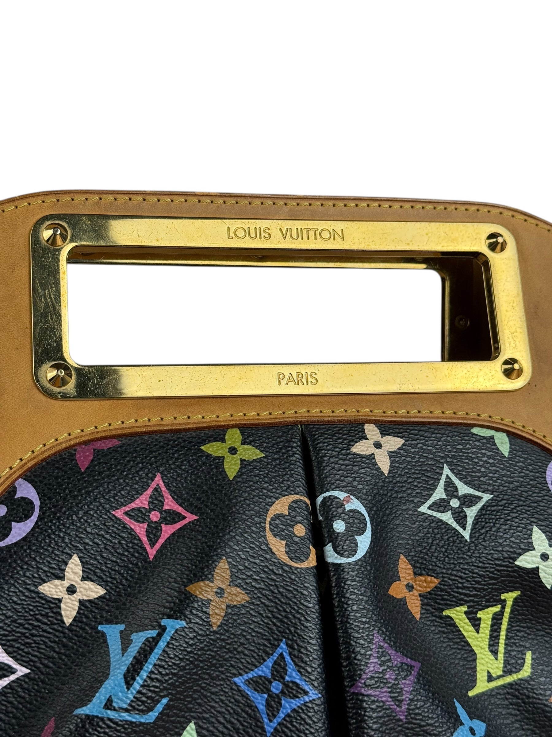 Louis Vuitton Black Murakami Judy MM Handbag