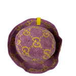 Gucci Pink/Yellow GG  Small Terry Bucket Hat