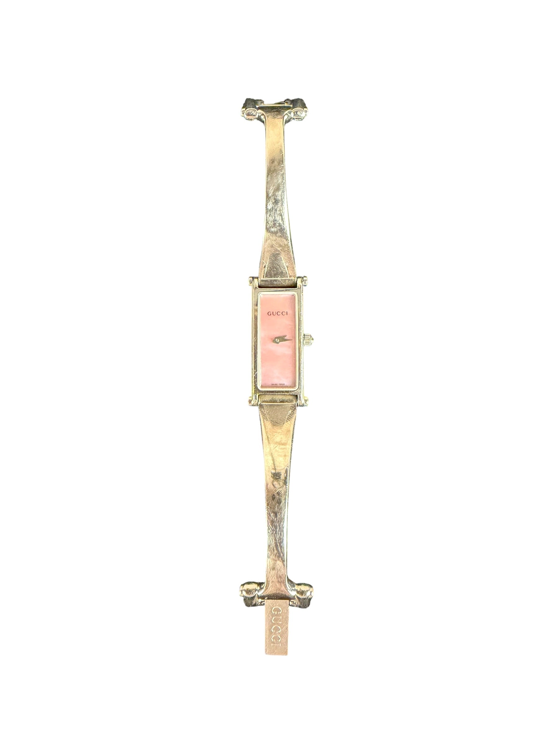 Gucci 1500L Mother Of Pearl Pink Dial