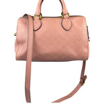 Gucci Pink Leather Guccissima Two-Way Boston Bag