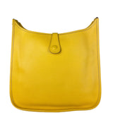 Hermes Evelyne Taurillon Clemence Leather Shoulder Bag