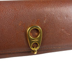 Tom Ford Brown Leather Flap Bi-Fold Wallet