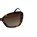 Prada Tortoise Shell SPY 03Y Oversized Butterfly Sunglasses