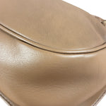 Gucci Vintage Tan Leather Medium Flap Shoulder Bag