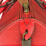 Louis Vuitton Red Epi Leather Speedy 25