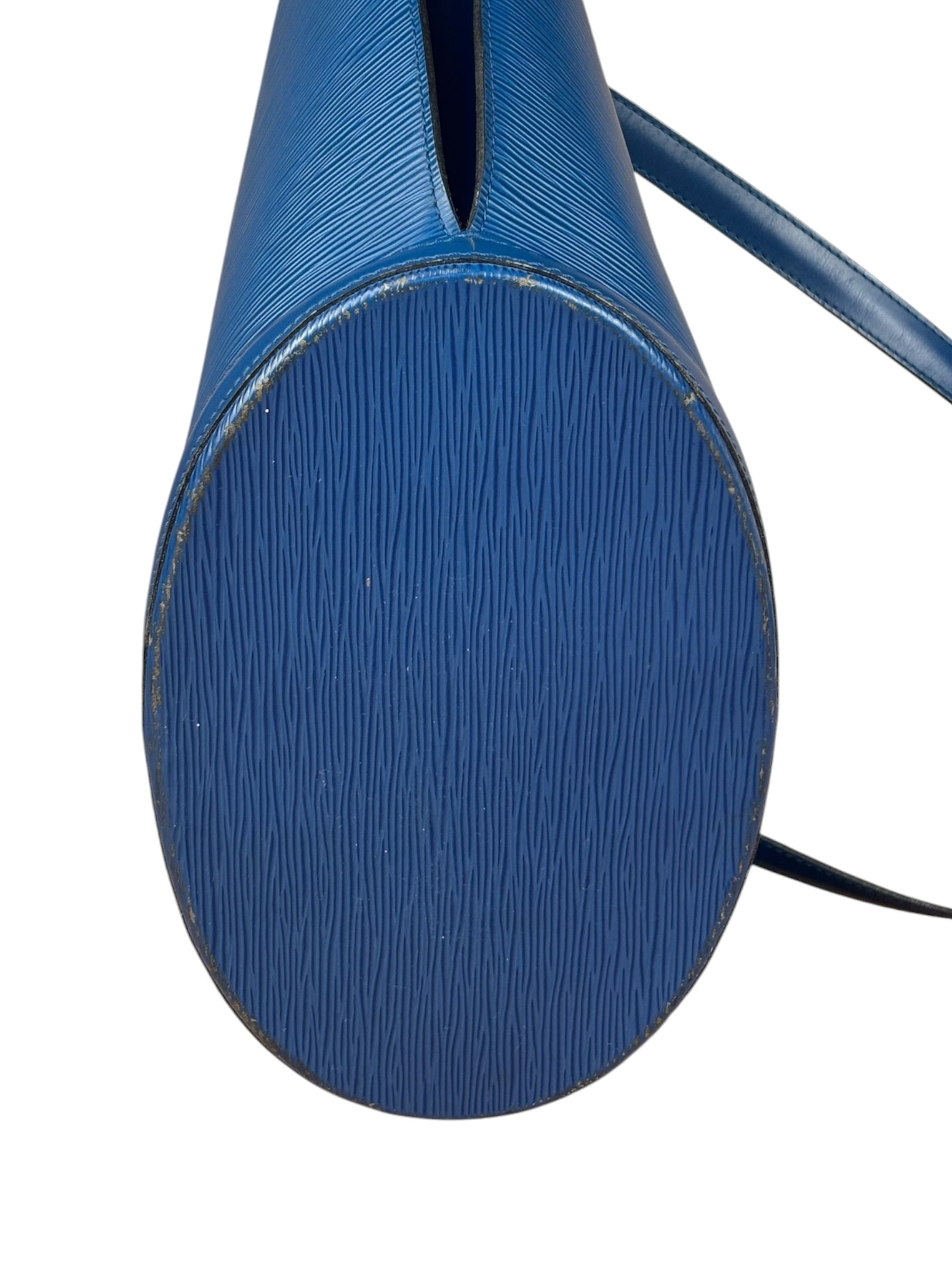 Louis Vuitton Blue Epi Saint Jacques GM Shoulder Bag