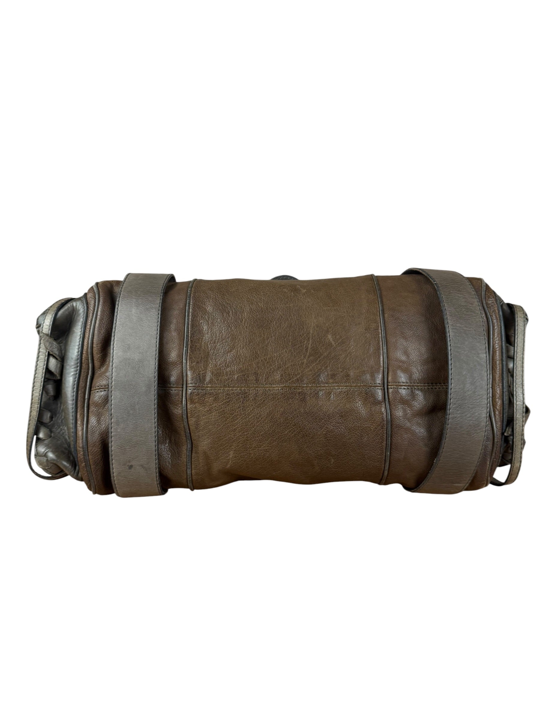 Chloe Vintage Brown Leather Silverado Shoulder Bag