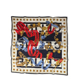 Celine Paris Vintage Equestrain Belt & Chain Motif Scarf