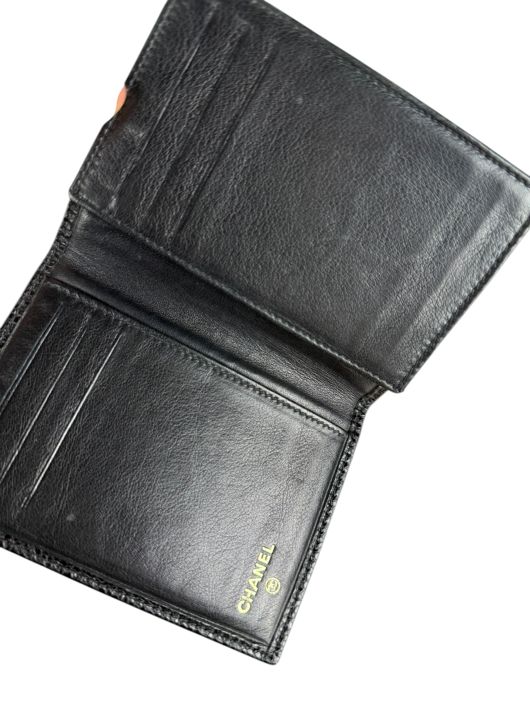 Chanel Black Caviar Bifold Wallet