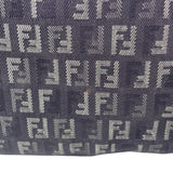 Fendi Purple Denim Roll Zucchino Tote
