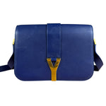Saint Laurent Chyc Royal Blue Leather Crossbody