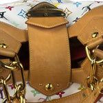 Louis Vuitton White Murakami Ursula Handbag