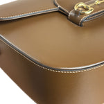 Gucci Tan Brown 1955 Horsebit Shoulder Bag