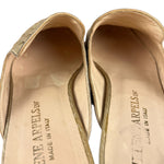 Helene Arpels Ostrich Leather Mule Tan
