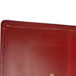 Givenchy Vintage Red Leather Trifold Wallet